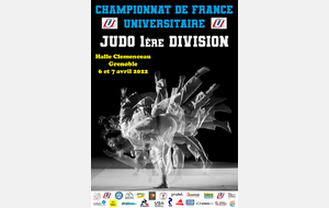 Championnat de France Universitaire 1ère division Grenoble 2022