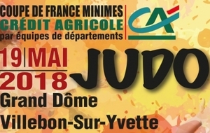 Résultats Coupe de France Minimes par équipes de départements Villebon-Sur-Yvette 19 mai 2018