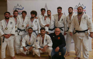 Israil Dakayev 3ème du Championnat d'Occitanie 1ère division par équipes de clubs Seniors avec le Judo Rodez Aveyron