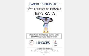 Tournoi de France Kata Limoges 2019