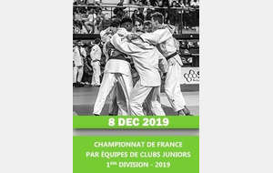Championnat de France par Equipes de Clubs Juniors Villebon-sur-Yvette 2019