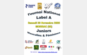 Tournoi National Label A Juniors Moissac 2025