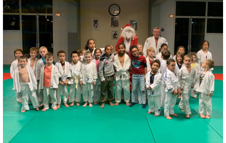 Le Père Noël sur les tatamis du Tarbes Pyrénées Judo 20 décembre 2019