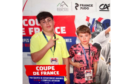 Résultats Coupe de France Minimes par équipes de départements Ceyrat 9 mai 2026